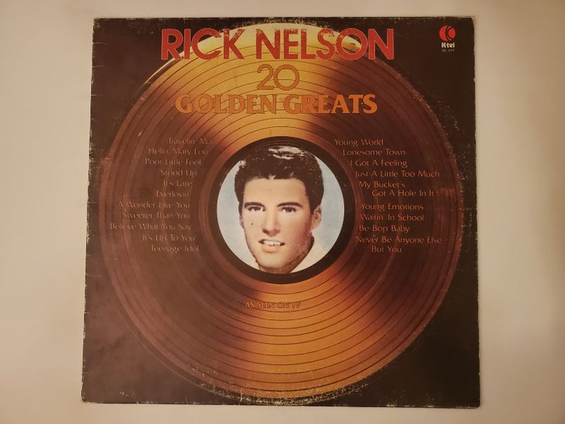 Rick Nelson 20 Golden Greats vinyl record
